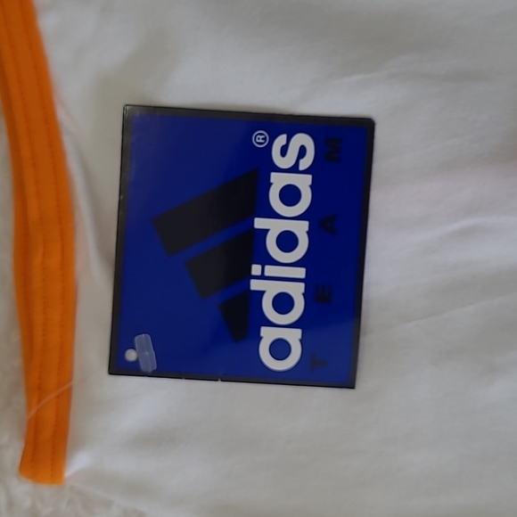 NEW Tennessee Adidas Vintge UT Lady Vols Tennis Skirt Orange White Logo Split Md - Picture 5 of 9